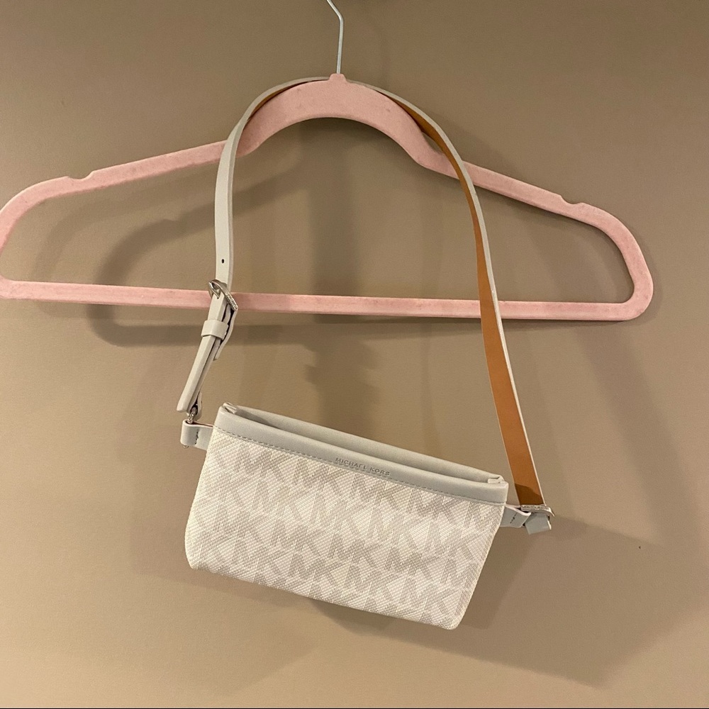 Gray Michael Kors Fannypack